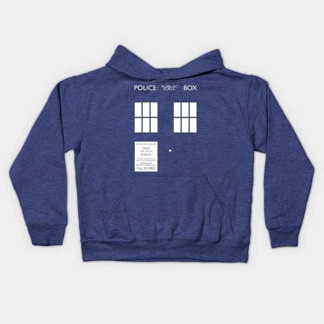 Dr Who TARDIS Kids Hoodie by Function9